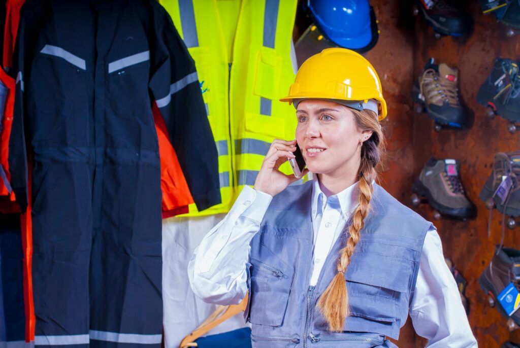 Construction business owner calling MCA relief specialist for help with debt
