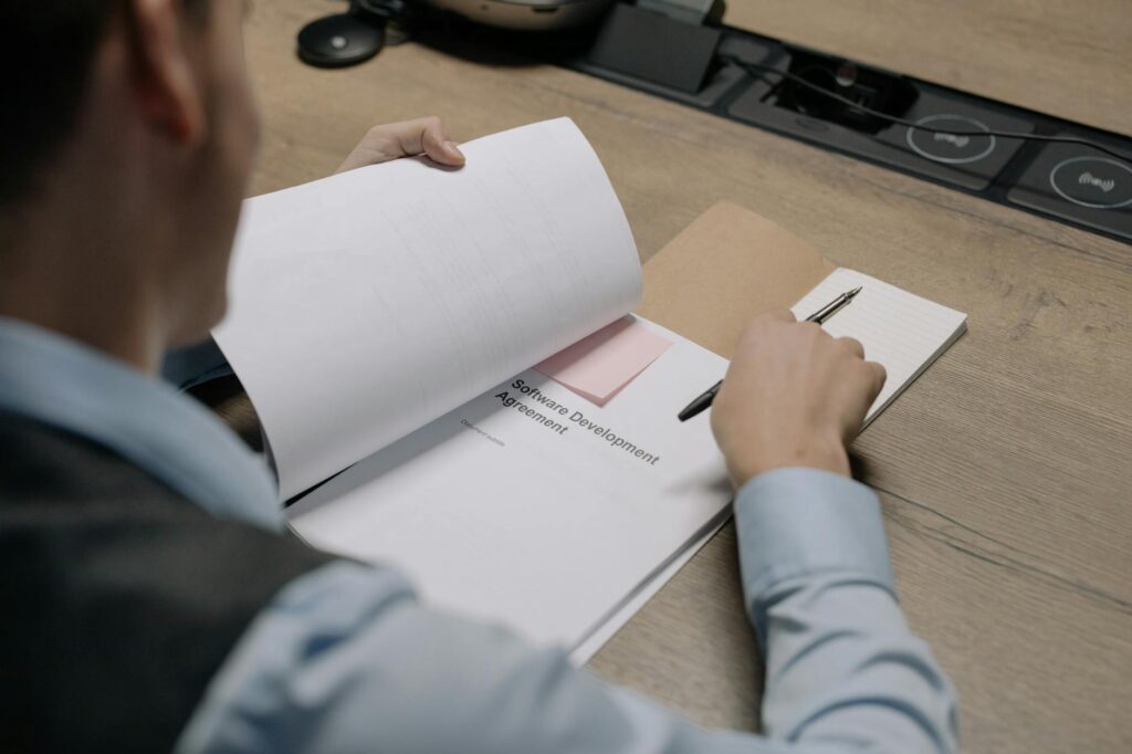 Multiple MCA contracts and UCC lien filings reviewed by business owner