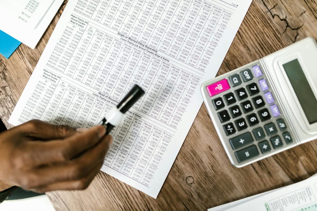 Daily MCA debit calculations showing compounding cash flow drain