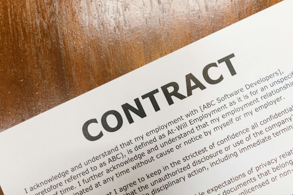 MCA contract document showing reconciliation clause terms