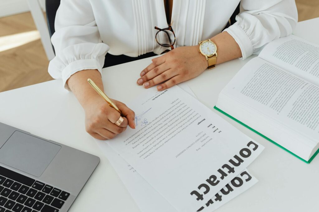Business owner searching MCA contract for confession of judgment provision
