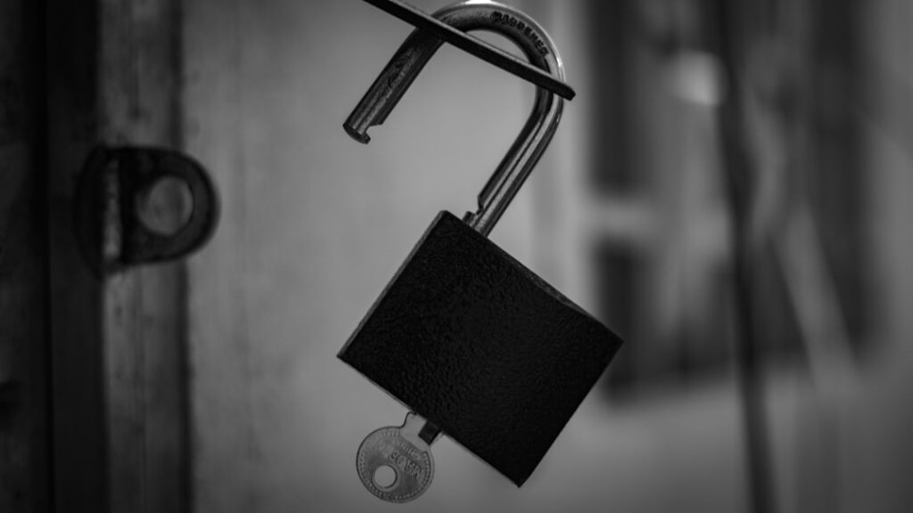 Safe deposit box representing a lockbox account that controls business revenue flow