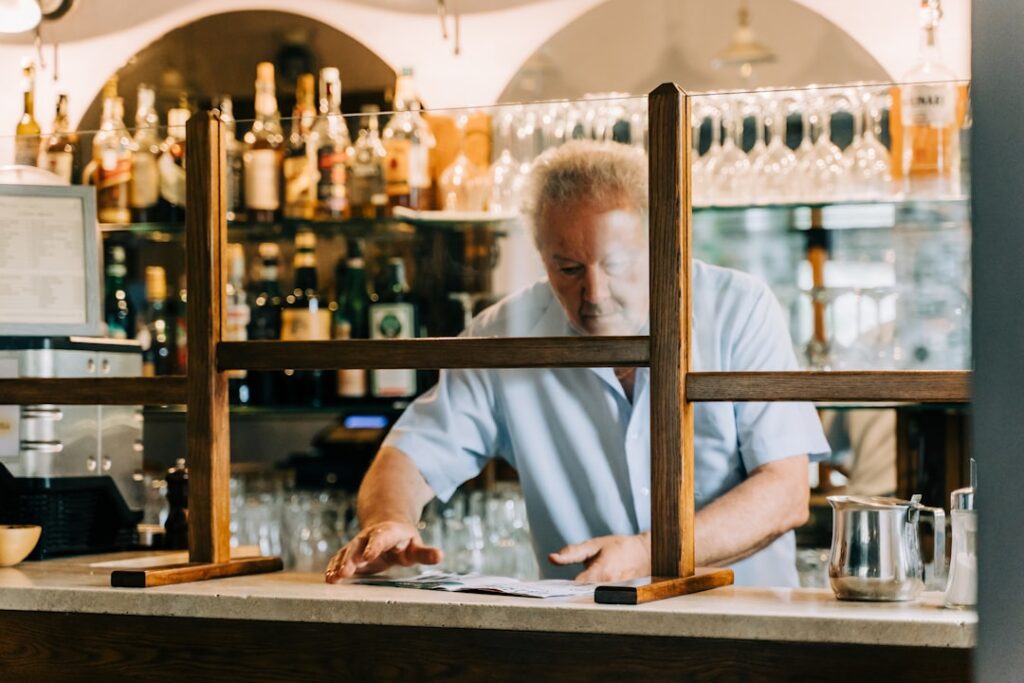 Business owner receiving an official collection notice at their small business