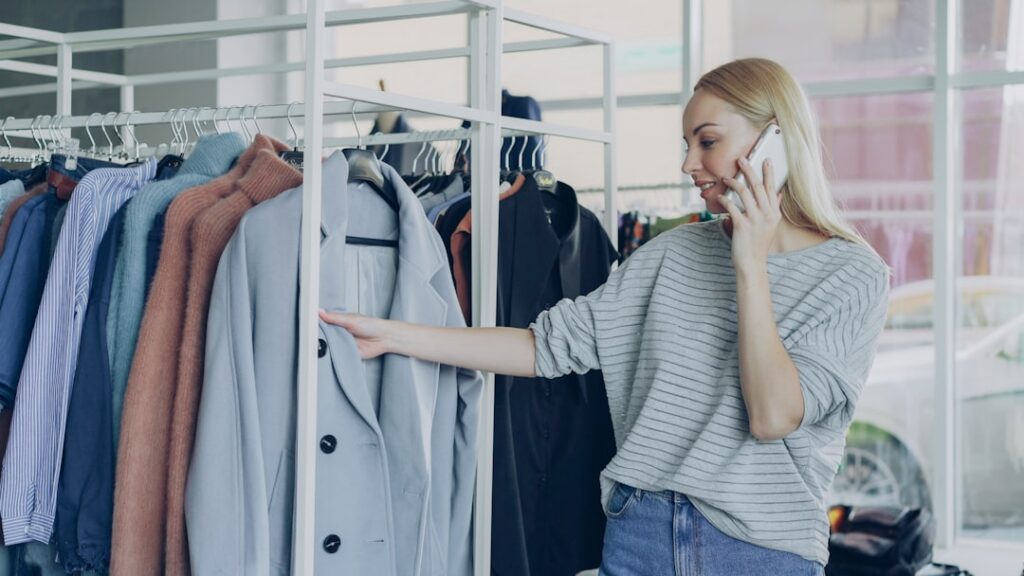 Business owner checking bank balance before opening store after daily MCA debit