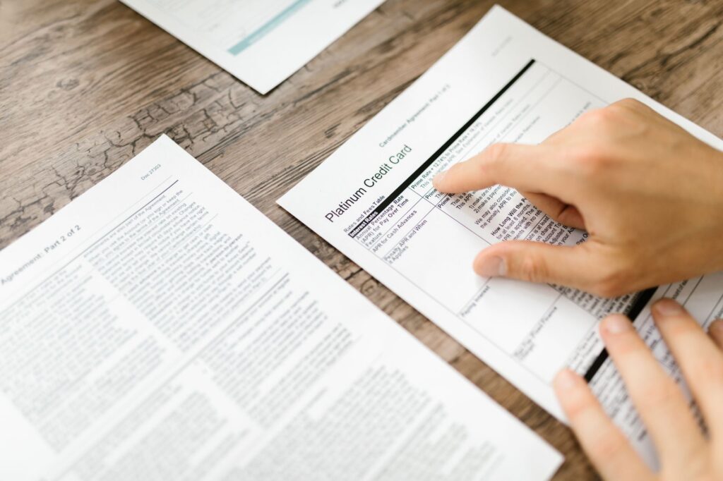 Bank statement with multiple overdraft fee line items highlighted