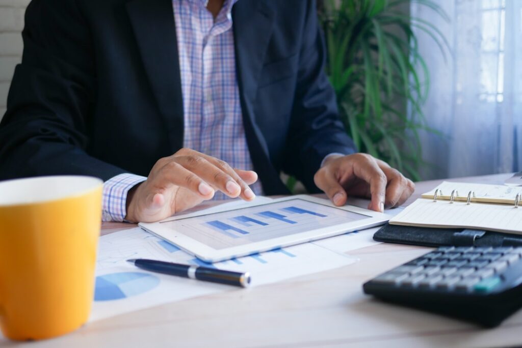 Detailed bank statement review showing the difference between gross deposits and net business revenue