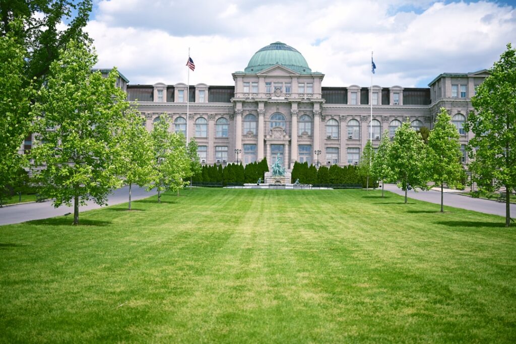 Exterior of a government office building