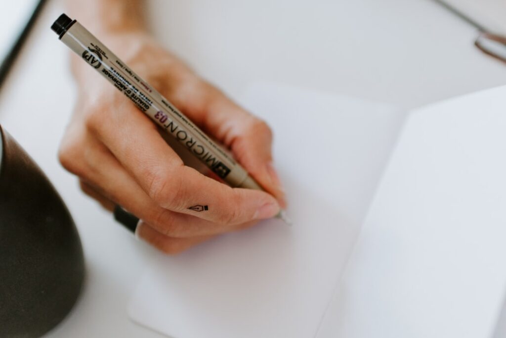 Close-up of a business owner reading contract fine print