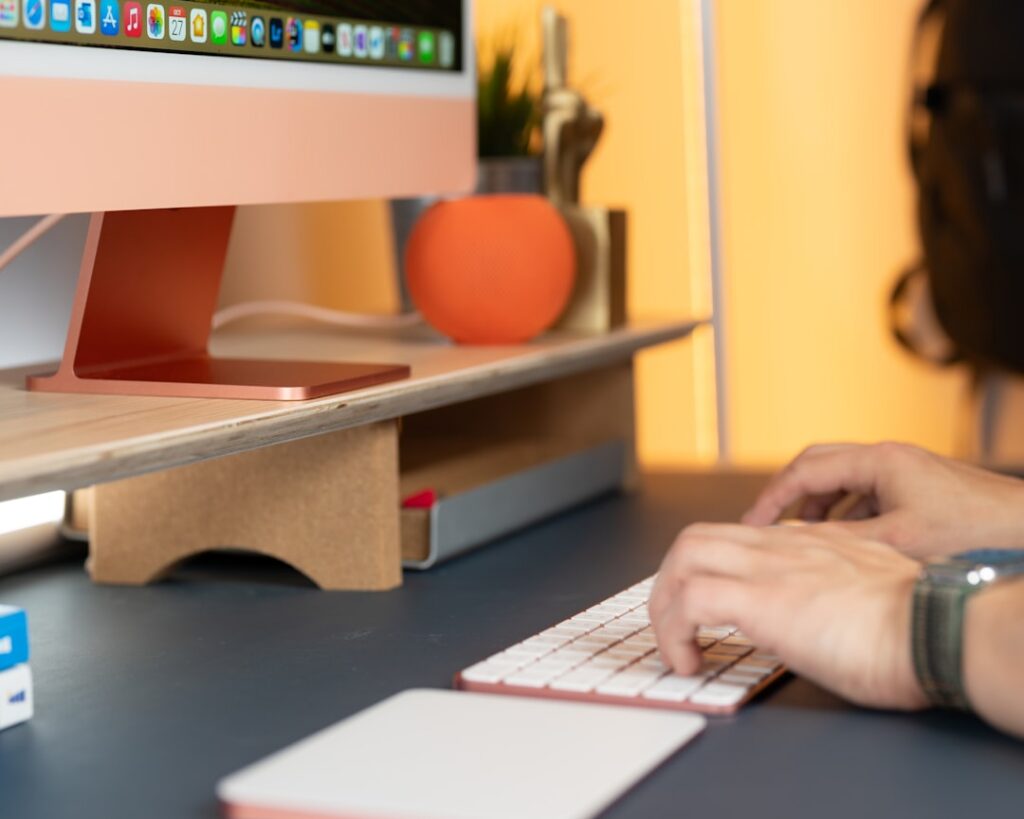 Underwriter reviewing business bank statements to set a merchant cash advance holdback rate