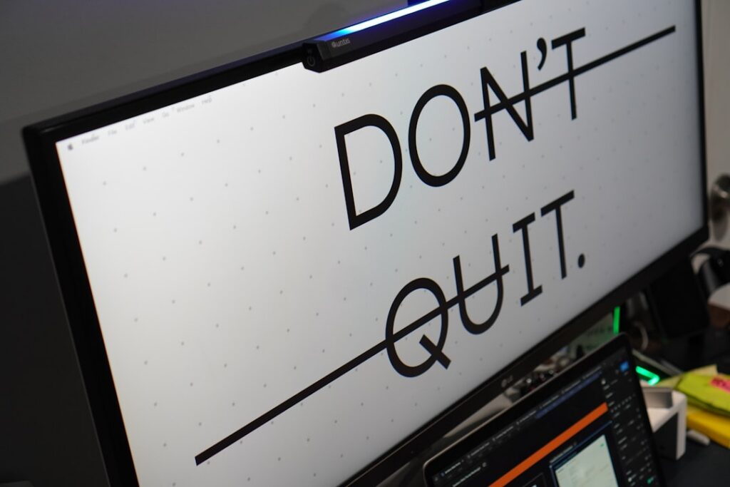 Overdue notice and warning stamp on a small business owner's desk