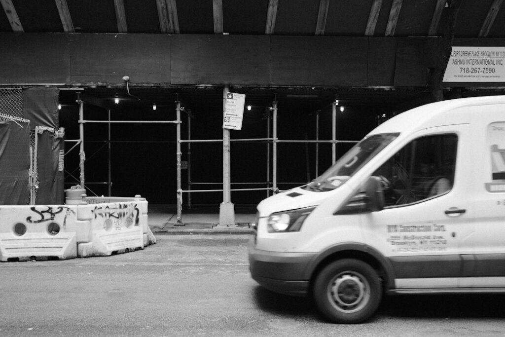 Plumber responding to a late-night emergency service call