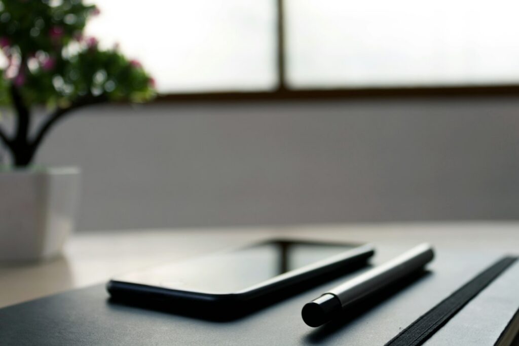 Contract paperwork with a pen on a desk