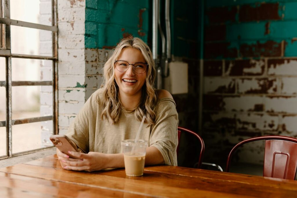Business owner feeling relief after getting advice