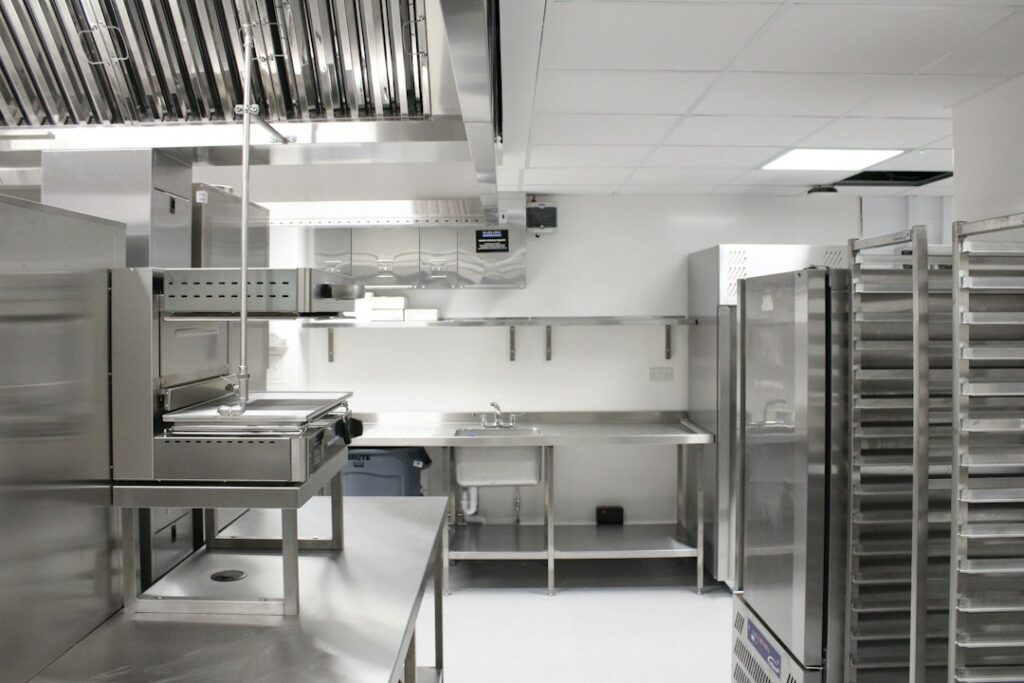 Commercial kitchen equipment financed through a lease